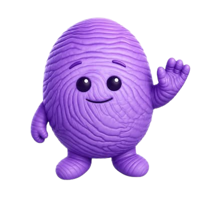 Binding mascot inviting users to diagnose their hotel check-in